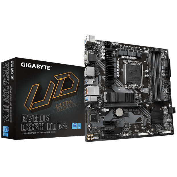 B760M H DDR4/INTEL LGA1700/MATX/2x DDR4 up to 64GB/3200MHz/PCIe 4.0 x1 3.0 x1/M.2 x2