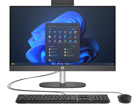 HP ProOne 245 G10, 23.8" NT, R5-7520U, 16GB, 512GB SSD, WLAN, W11P64, 1YR ONSITE WTY