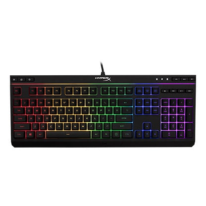 HyperX Alloy Core RGB - Gaming Keyboard (US Layout), signature light bar, 5 Zones multi-color customization option, spill resistant
