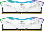 T-FORCE DELTA, RGB WHITE, DDR5, 7200MHz, 32GB Kit (16Gb x 2), CL34-42-42-84, 1.4V, Limited Lifetime Warranty, INTEL XMP 3.0, AMD EXPO Ready