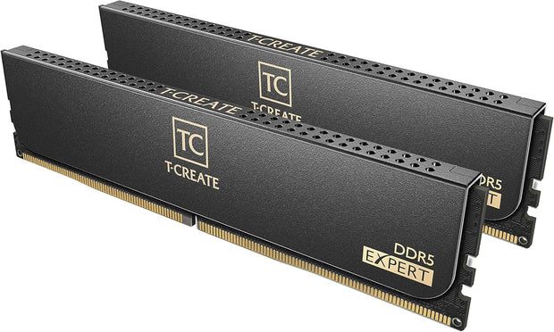 T-CREATE EXPERT, BLACK, UD-D5, 32GB Kit (16GBx2), 6000MHz, CL38-46-46-76, 1.25V, Limited Lifetime Warranty