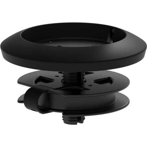 Rally Mic Table Mount Table Thickness:0.75 - 2.0 in (20 - 50 mm) Grommet Hole Diameter: 1.0 - 2.5 in (25 - 65mm)
