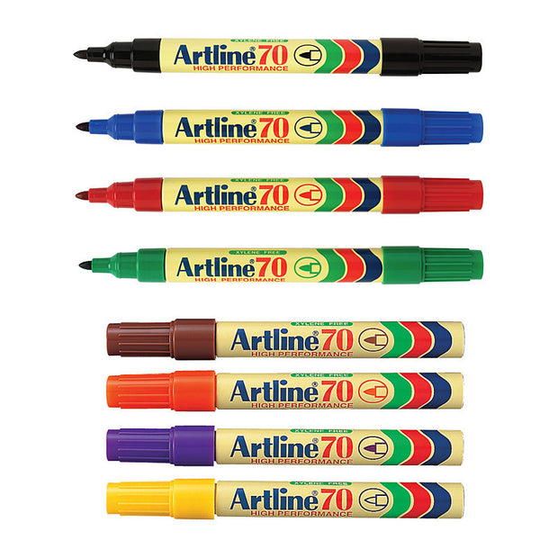 Artline 70 Perm Mrker Ast Bx12 Assorted