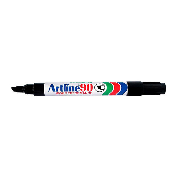 Artline 90 Perm Mrker Blk Bx12 Black