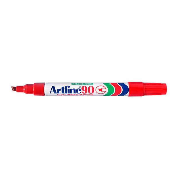 Artline 90 Perm Mrker Bx12 Red