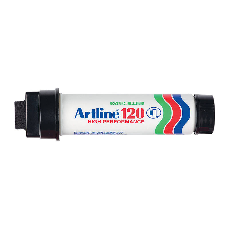 Artline 120 Perm Mrker Blk Bx6 Black