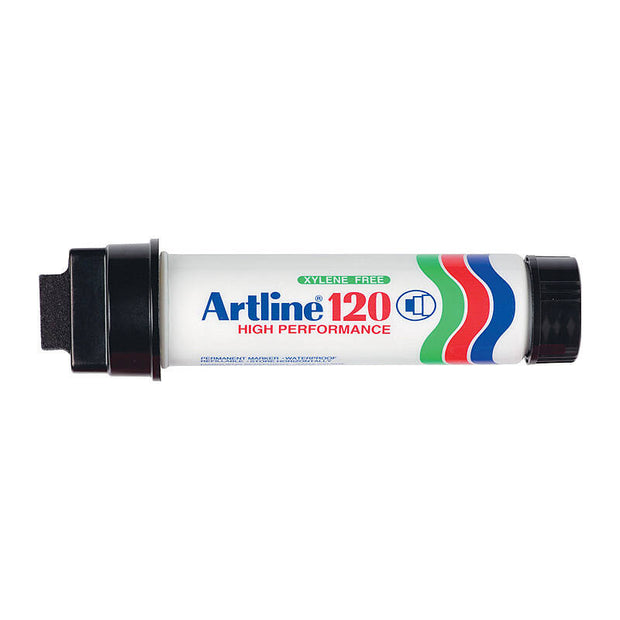 Artline 120 Perm Mrker Blk Bx6 Black