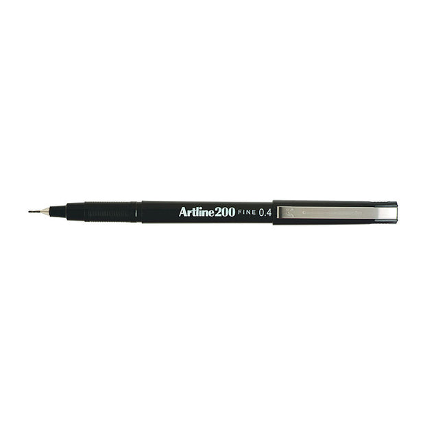 Artline 200 Fline Pen Blk Bx12 Black