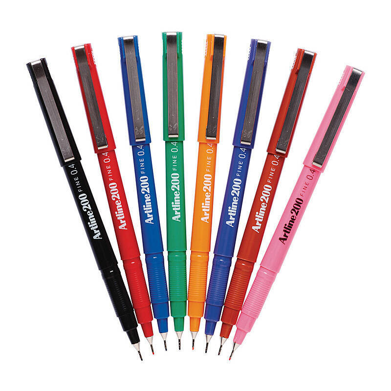 Artline 200 Fline Pen Ast Bx12 Assorted
