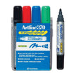 Artline 370 FChrt Mkr Ast Wlt4 Assorted