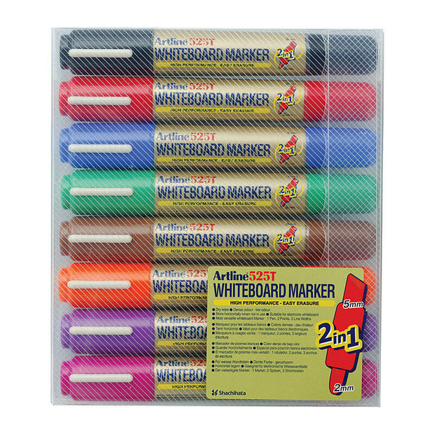 Artline 525T Dual W/B Mkr Wlt8 Assorted