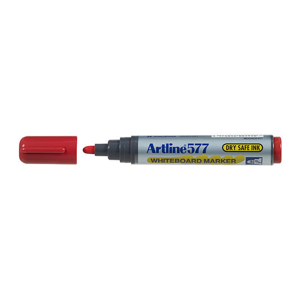 Artline 577 W/Bd Mrkr Bx12 Red