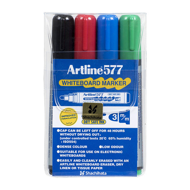 Artline 577 W/Brd Mkr Ast Wlt4 Assorted