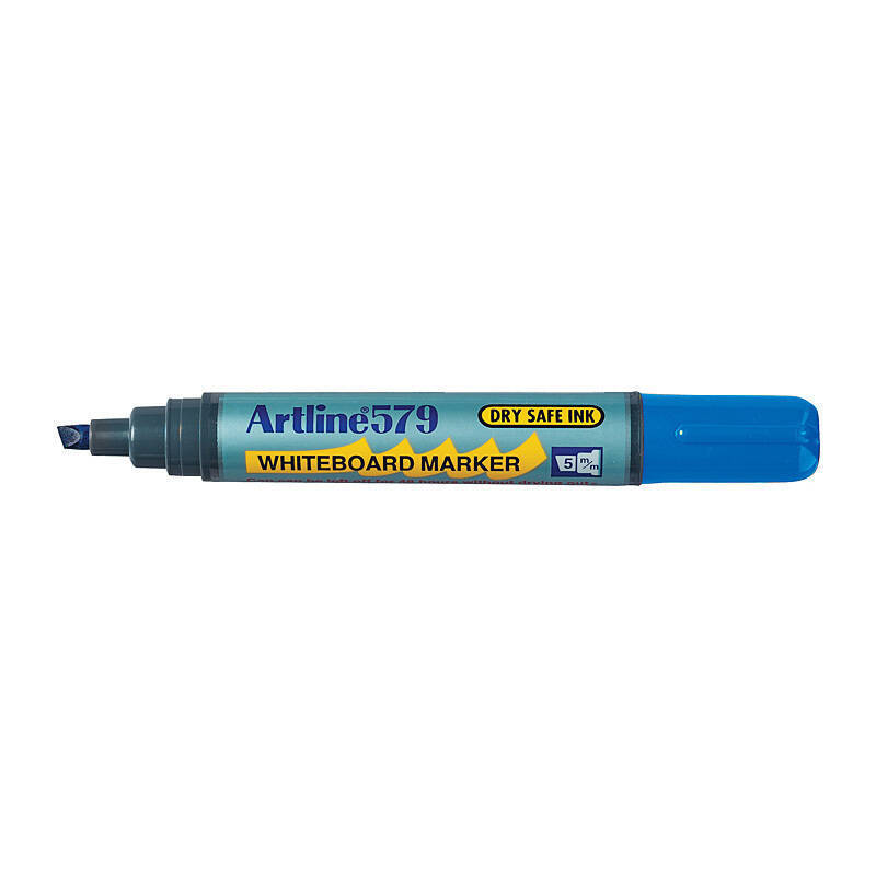 Artline 579 W/B Mrker Blu Bx12 Blue