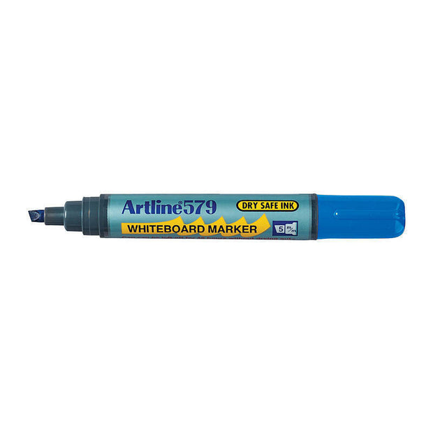 Artline 579 W/B Mrker Blu Bx12 Blue