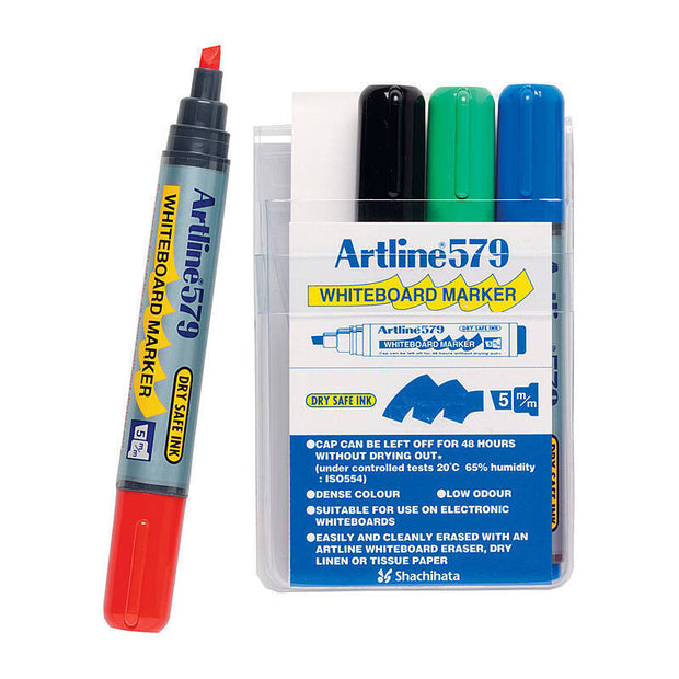 Artline 579 W/B Mrkr Asst Wlt4 Assorted