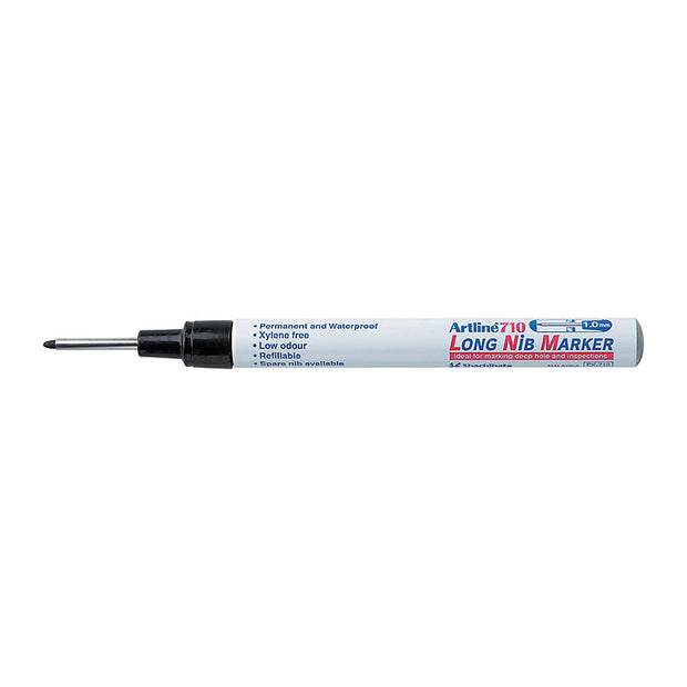 Artline 710 Long Mkr Blk Bx12 Black