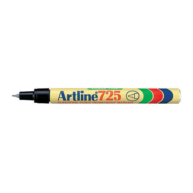 Artline 725 Perm Mrkr Blk Bx12 Black