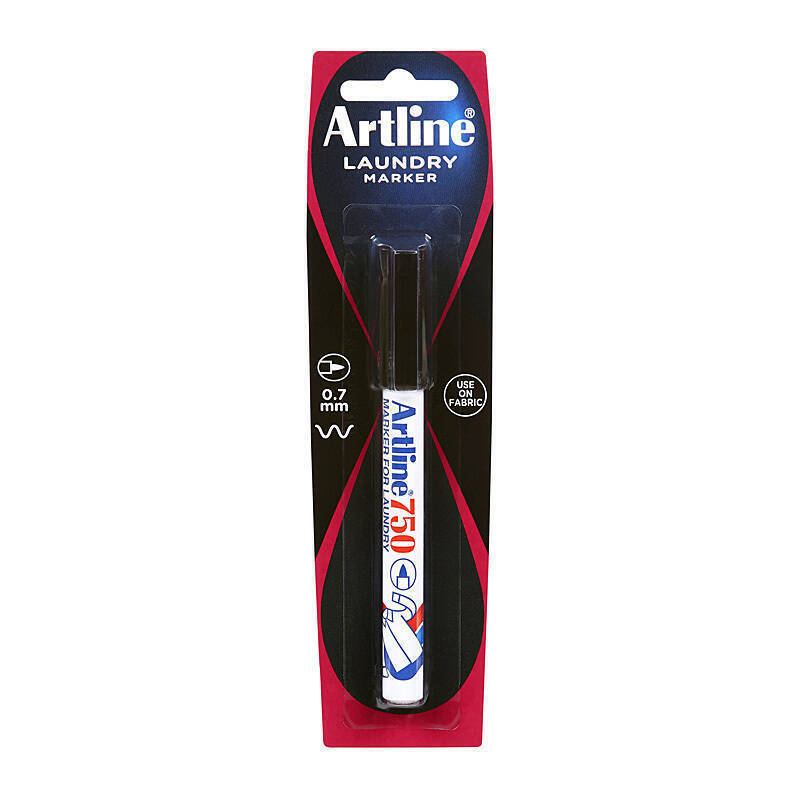Artline 750 Lndry Mkr Blk HS Black