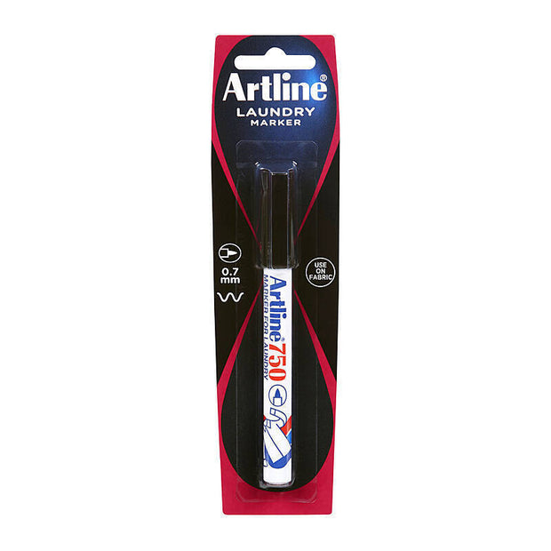 Artline 750 Lndry Mkr Blk HS Black