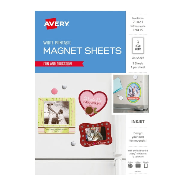 AV Frg Magnet IJ61 1UP Pk3 Bx5 White