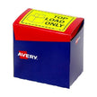 Avery Lbl TopLoad FL Ylw Rl750 Fluoro Yellow