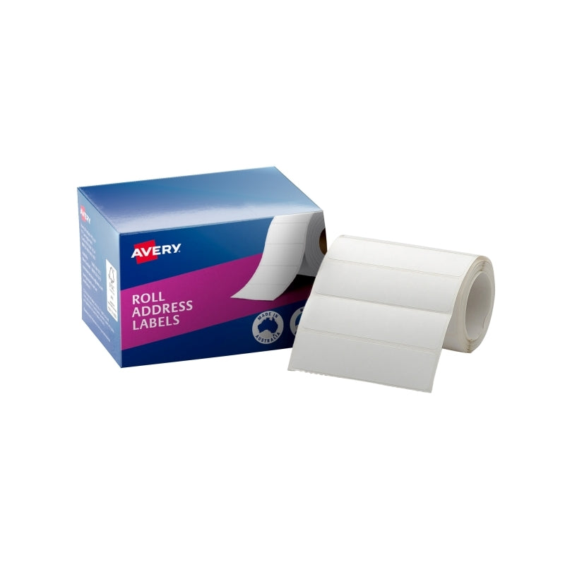 AV Label Adrs 89x24 Px250 Bx5 White