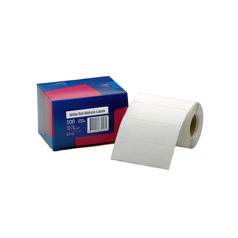 AV Disp Address 102x36 Roll500 White