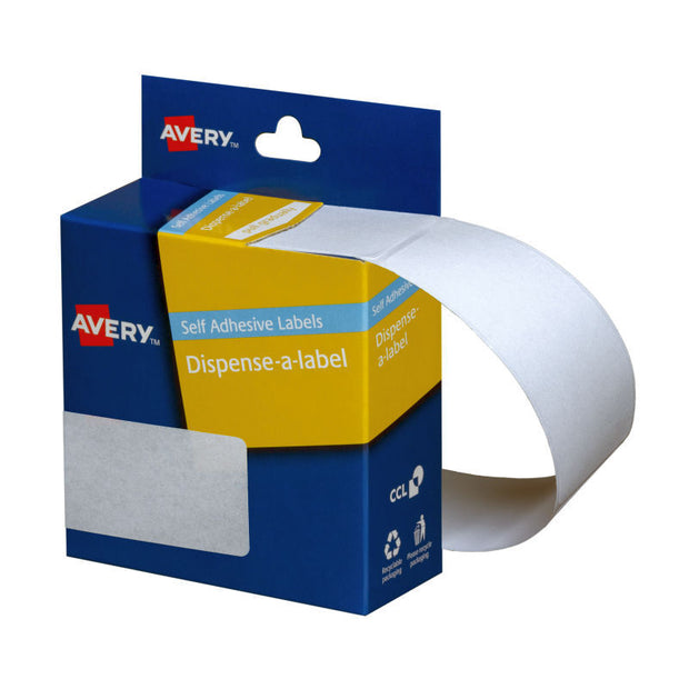 AvV Disp Rect 76x27 Wht Rl180 White