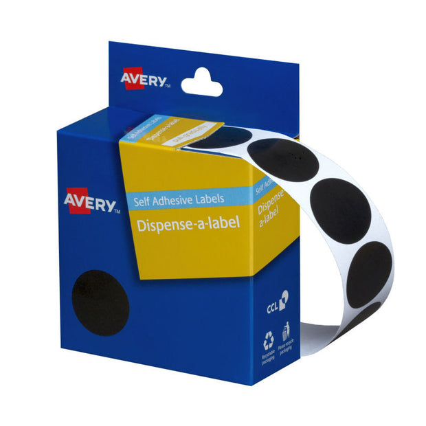 Avery Disp 24mm Roll500 Black