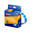AV DispDot 14mm LtBlu 1050 Bx5 Light Blue