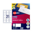 AV Lsr Lbl QP L7160 21Up Pk100 White