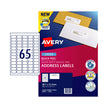 AV Laser Lbl L7651 65Up Pk25 White