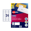 AV Lsr Lbl QP L7159 24Up Pk100 White
