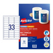 AveryLIP Removable 33UP Bx5 White