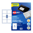 Avery Laser Lbl L7070 8Up Pk10 White