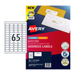 Avery Label QP L7651 65Up Pk10 White