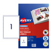 Avery Gloss Lbl L7767 1UP Pk25 White