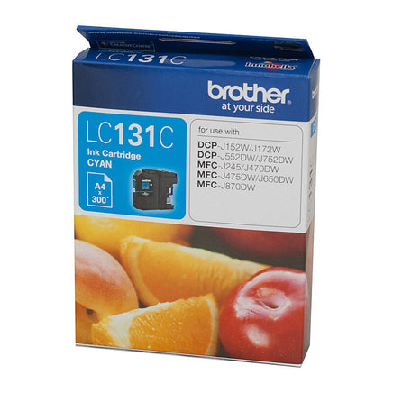 Brother LC131 Ink Cart up to 300 pages Cyan