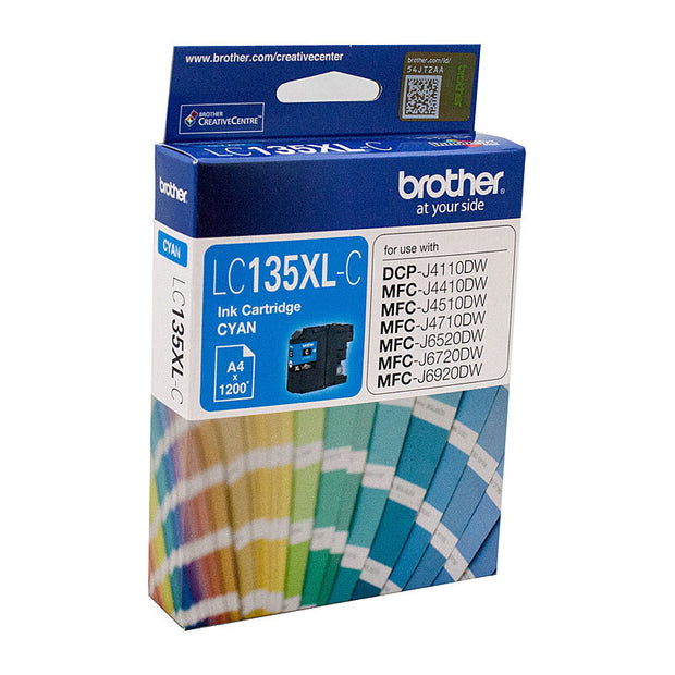Brother LC135XL Ink Cart up to 1200 pages Cyan
