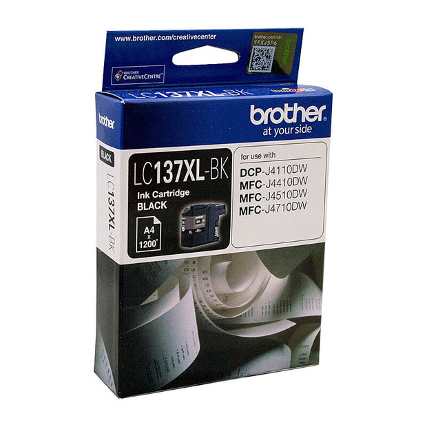Brother LC137XL Ink Cart up to 1200 pages Black
