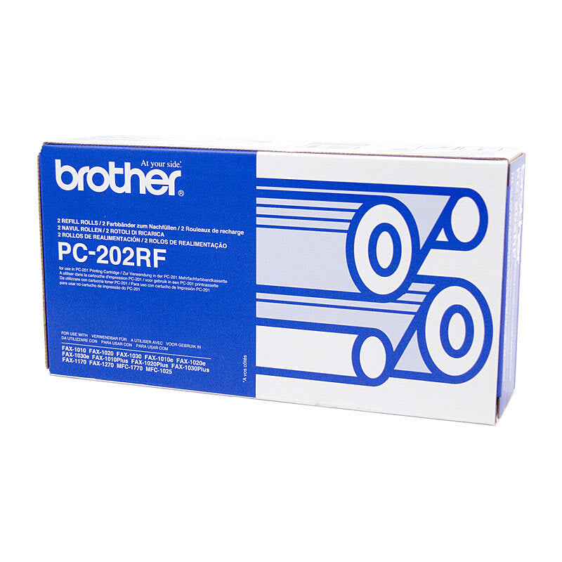 Brother PC202 Refill Roll 420 pages each Fax Film