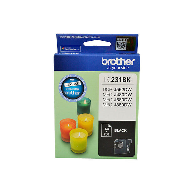 Brother LC231 Ink Cart Up to 260 pages Black