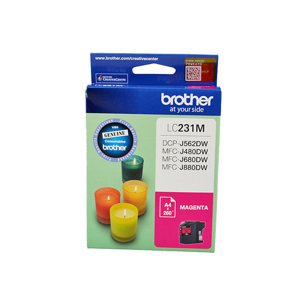 Brother LC231 Ink Cart Up to 260 pages Magenta