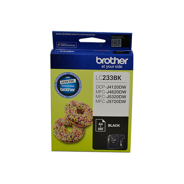 Brother LC233 Ink Cart Up to 550 pages Black