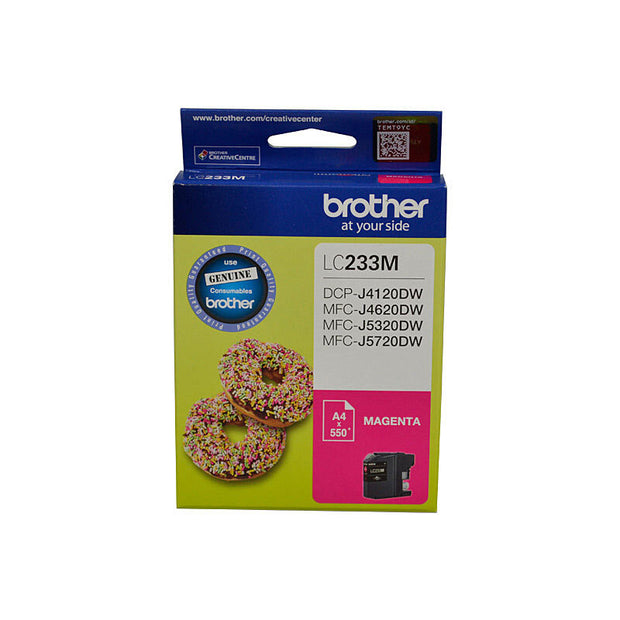 Brother LC233 Ink Cart Up to 550 pages Magenta
