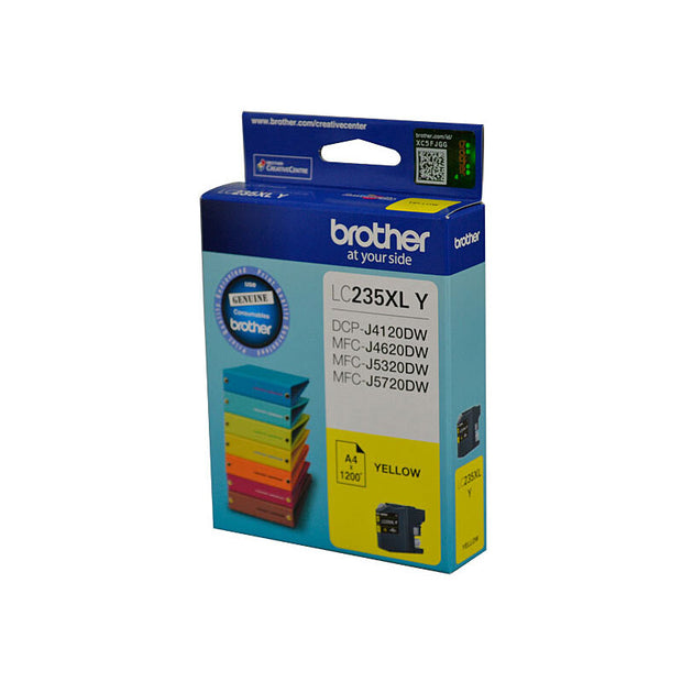Brother LC235XL Yell Ink Cart Up to 1,200 pages Yellow