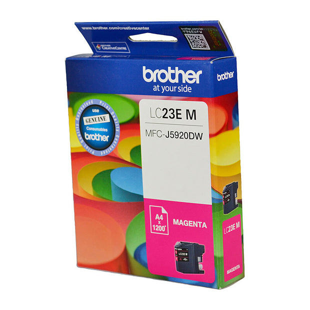Brother LC23E Mag Ink Cart 1,200 pages Magenta