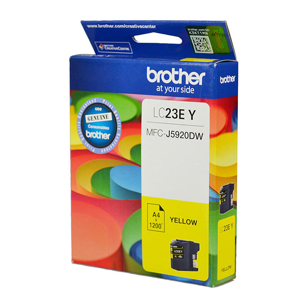 Brother LC23E Ink Cart 1,200 pages Yellow