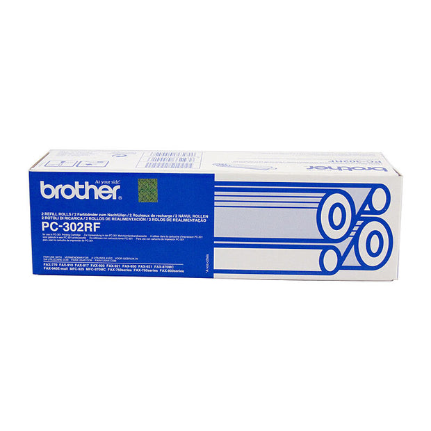 Brother PC302RF Refill Rolls 235 pages each Fax Film